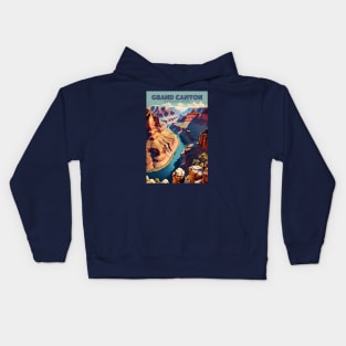 Grand Canyon National Park Travel Ad Kids Hoodie